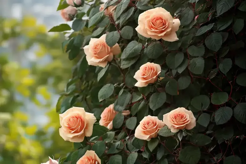 Rosa golden gate (climbing rose) — photo 2