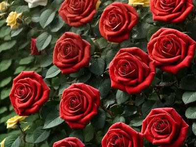 Rosa Ketchup & Mustard (Floribunda Rose)