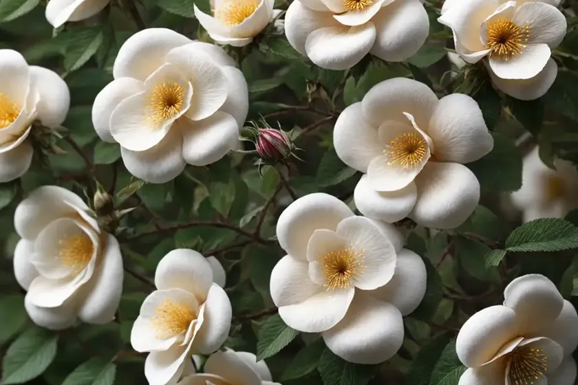 Rosa laevigata (cherokee rose) — photo 2