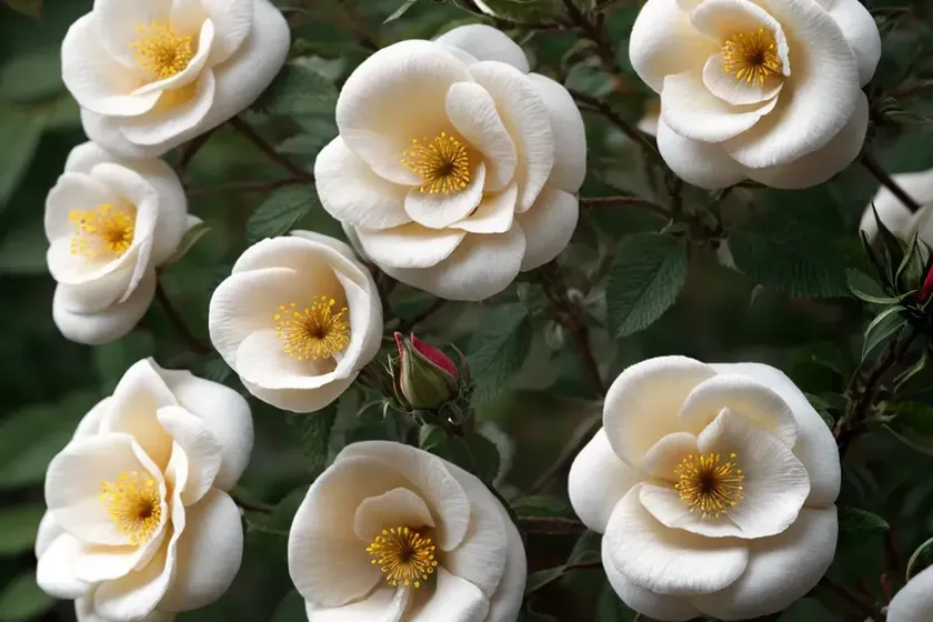 Rosa laevigata (cherokee rose) — photo 3