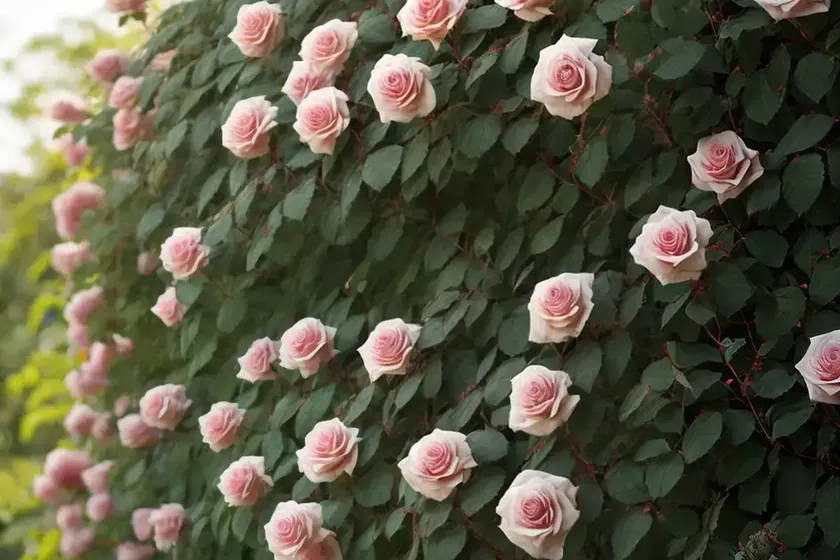 Rosa ‘maigold’ (climbing rose) — photo 3