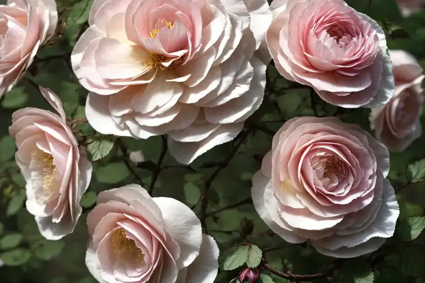 Rosa ‘paul’s himalayan musk’ (rambling rose) — photo 2