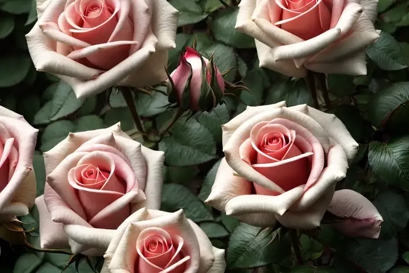 Rosa ‘queen o’ the lakes’ (hybrid tea rose) — photo 2