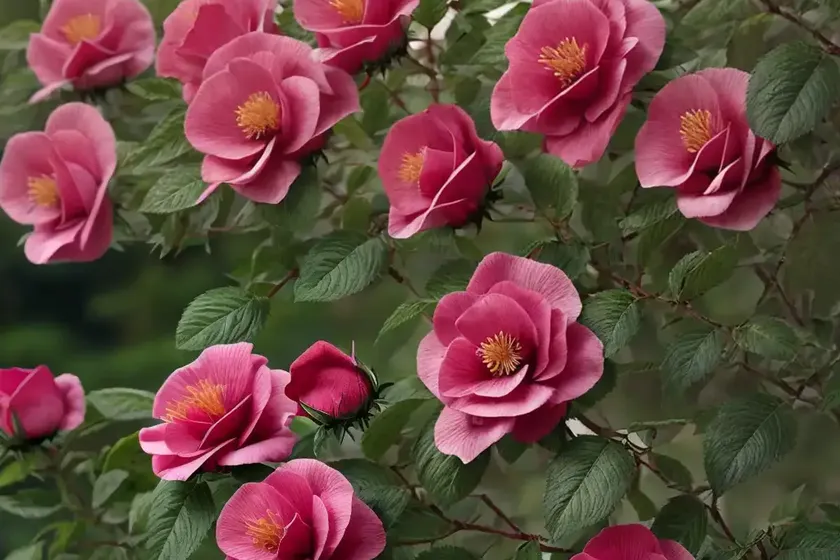 Rosa rugosa “john cabot” (rosa rugosa ‘john cabot’) — photo 2