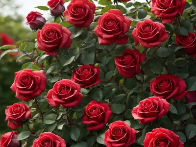 Rosa Scarlet Meidiland� (Shrub Rose)