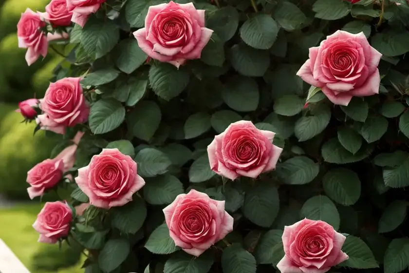 Rosa sempervirens (evergreen rose) — photo 2