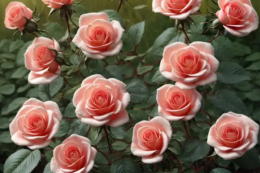 Rosa setigera (prairie rose) — photo 3
