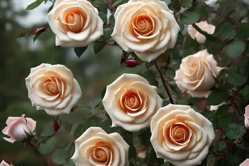 Rosa stormy weather (climbing rose) — photo 3