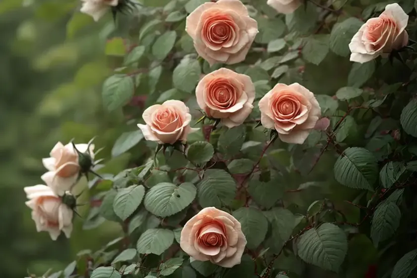 Rosa summer wine (climbing rose) — photo 2