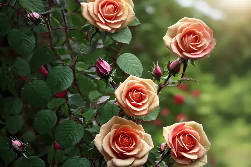 Rosa summer wine (climbing rose) — photo 3