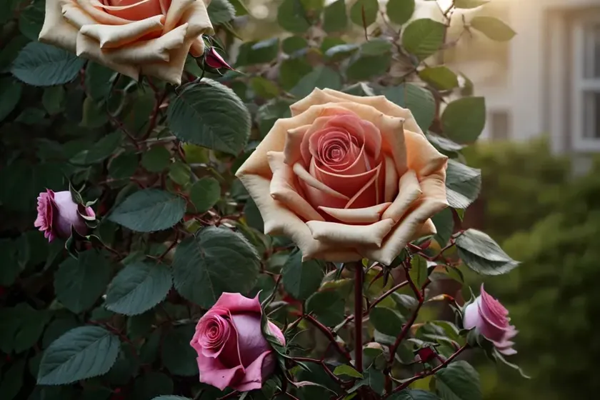 Rosa teasing georgia (english rose) — photo 3