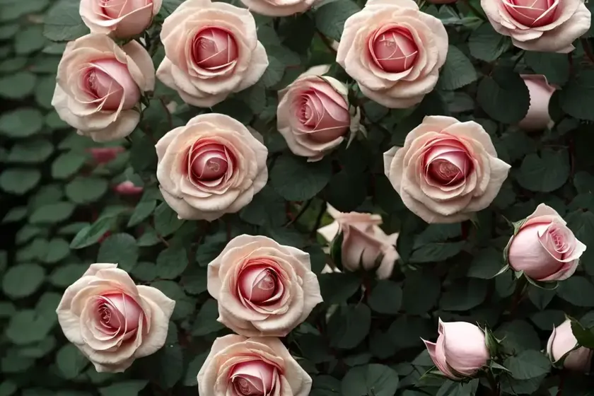 Rosa the alnwick rose (english rose) — photo 3