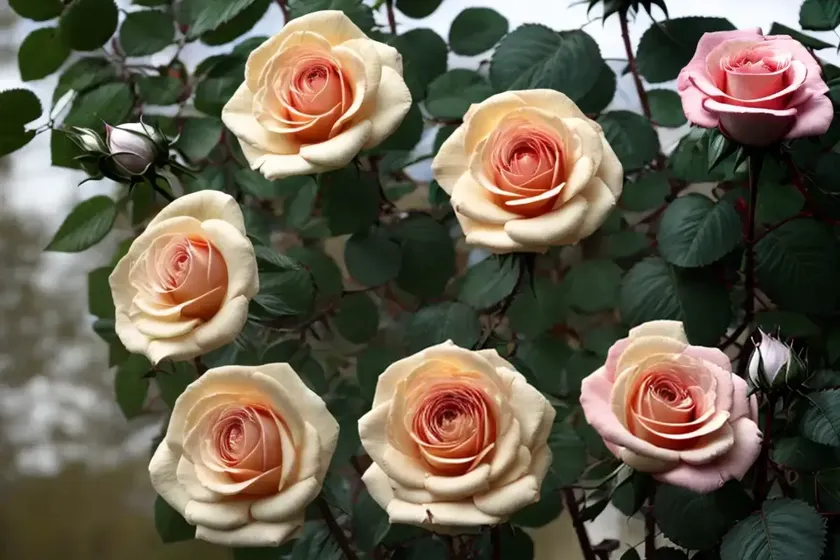 Rosa the generous gardener (english rose) — photo 3
