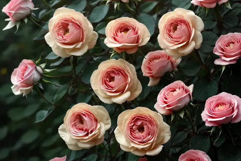 Rosa the mayflower (english rose) — photo 3