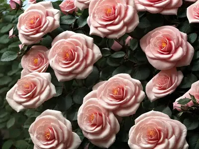 Rosa Tickled Pink (Floribunda Rose)