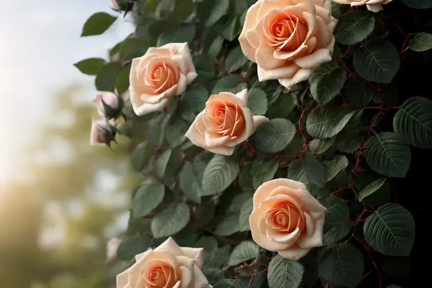 Rosa warm welcome (climbing rose) — photo 2