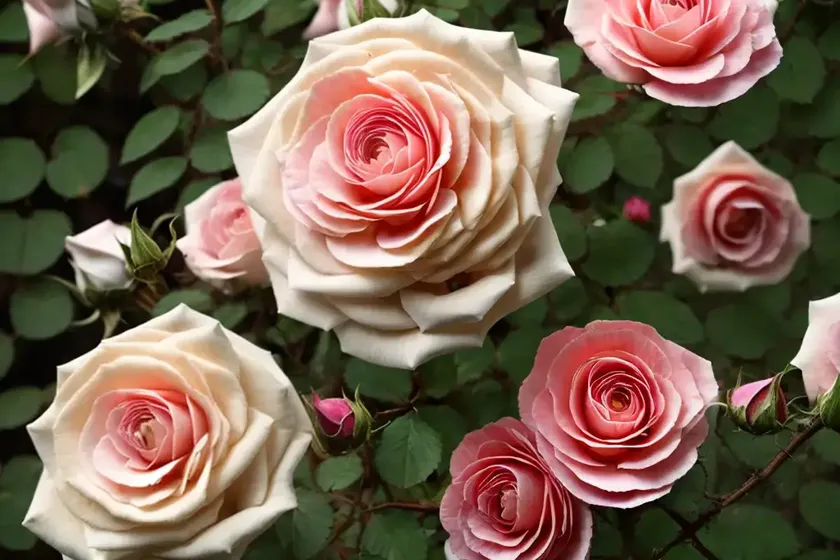 Rosa ‘wickwar’ (rambling rose)
