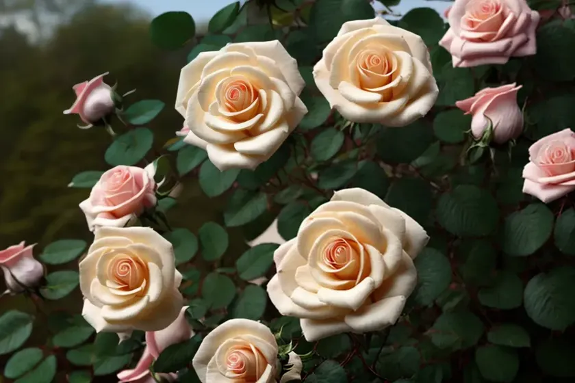 Rosa windermere (english rose) — photo 2