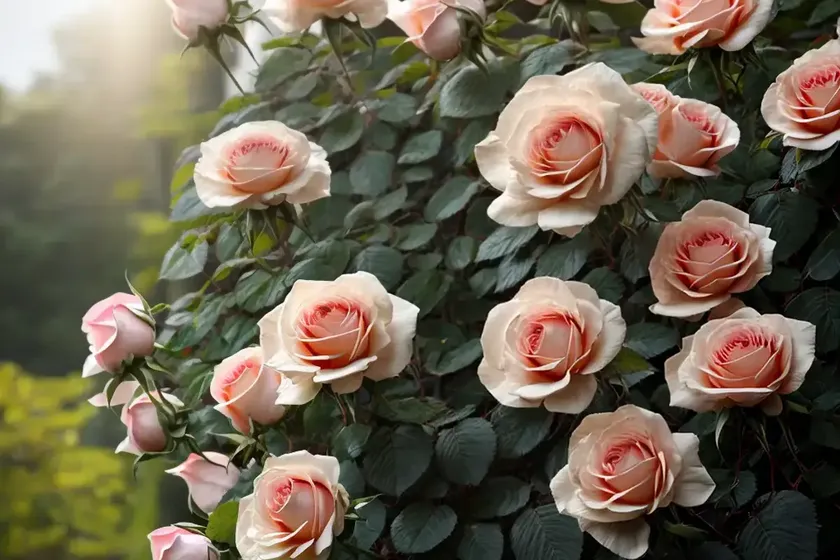 Rosa wollerton old hall (english rose) — photo 3