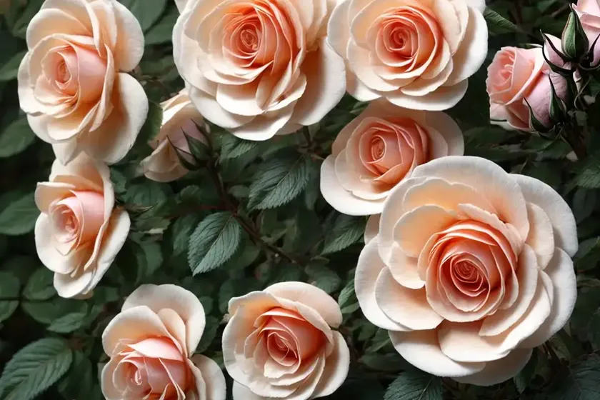 Rosa x odorata ‘mutabilis’ (chinese rose) — photo 3