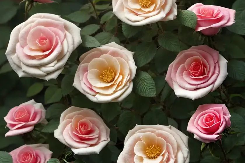 Rosa xanthina ‘canary bird’) — photo 3