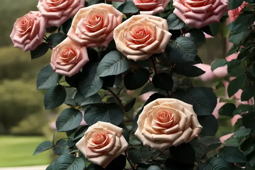 Rosa you’re beautiful (floribunda rose) — photo 2