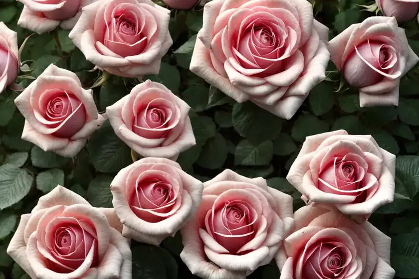 Rose cabbage (rosa centifolia) — photo 2