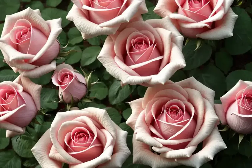 Rose cabbage (rosa centifolia) — photo 3