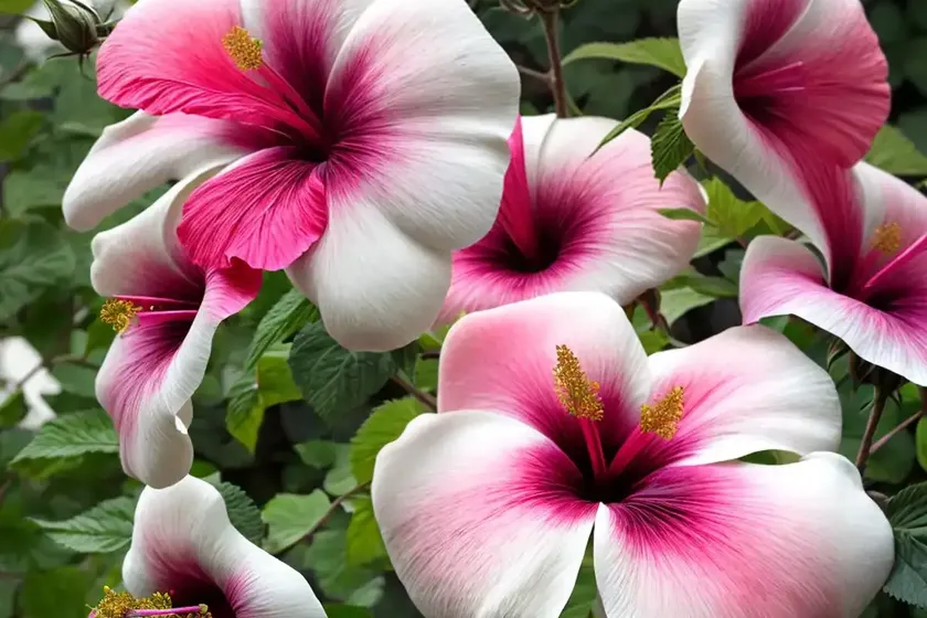 Rose mallow (hibiscus lasiocarpos) — photo 2