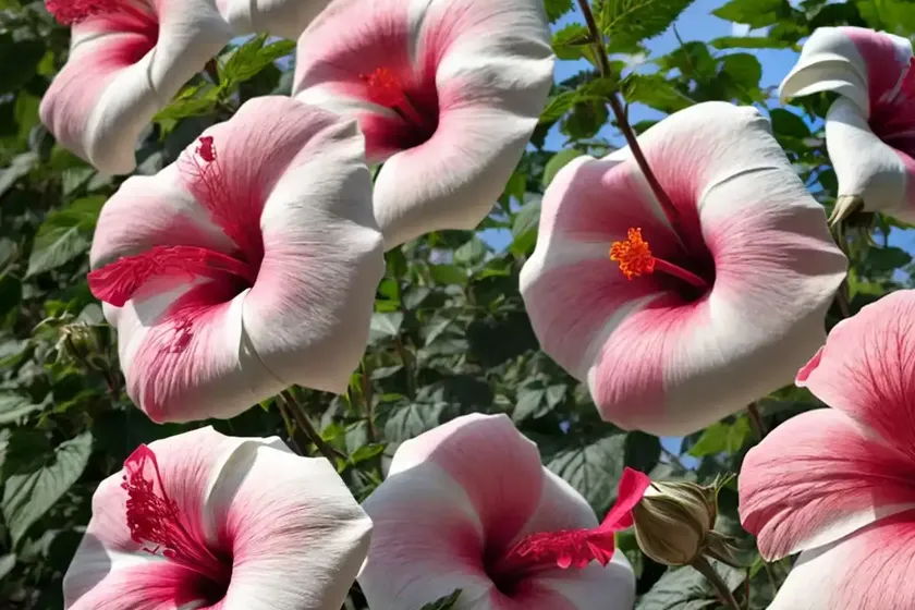 Rose mallow (hibiscus lasiocarpos) — photo 3