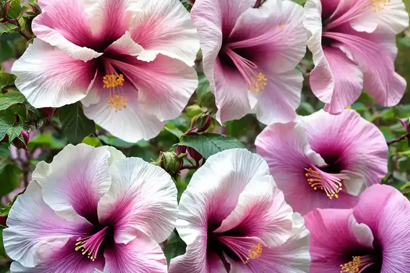 Rose of sharon (hibiscus syriacus ‘aphrodite’) — photo 3