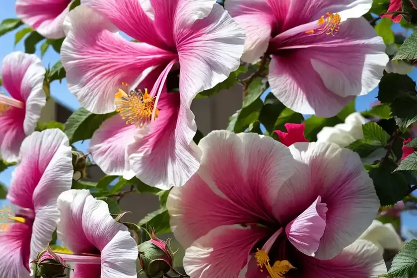 Rose of sharon (hibiscus syriacus ‘aphrodite’)