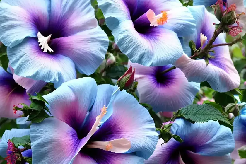 Rose of sharon (hibiscus syriacus ‘marina’ blue satin) — photo 2