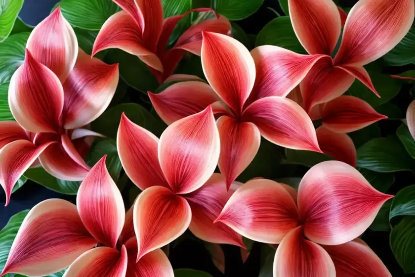 Rose-painted calathea (goeppertia roseopicta)