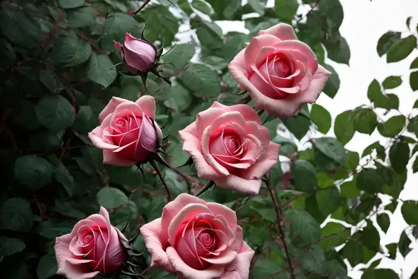 Rose-pink (pink climbing rose) — photo 3