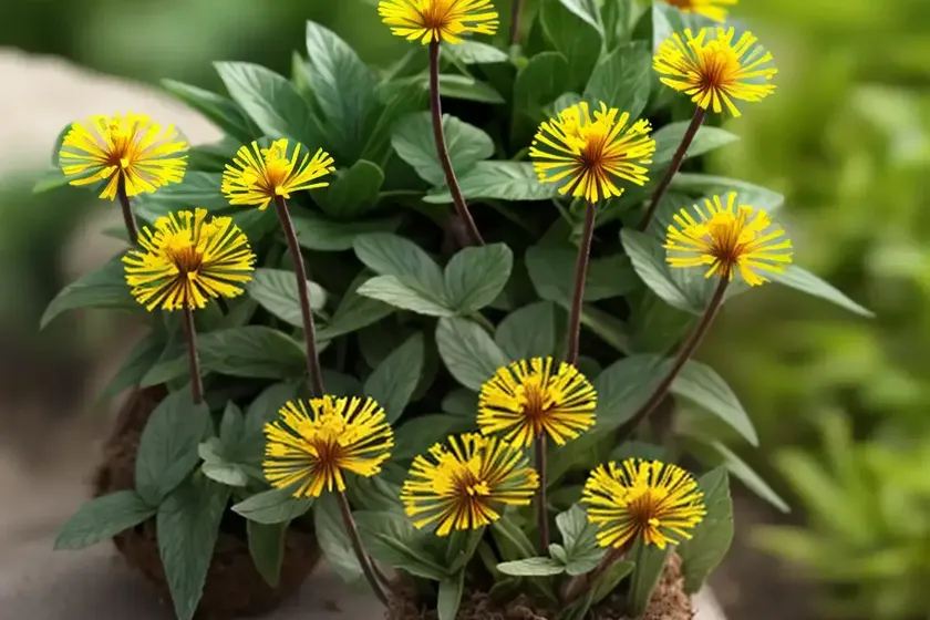 Rough hawkbit (leontodon hispidus) — photo 3