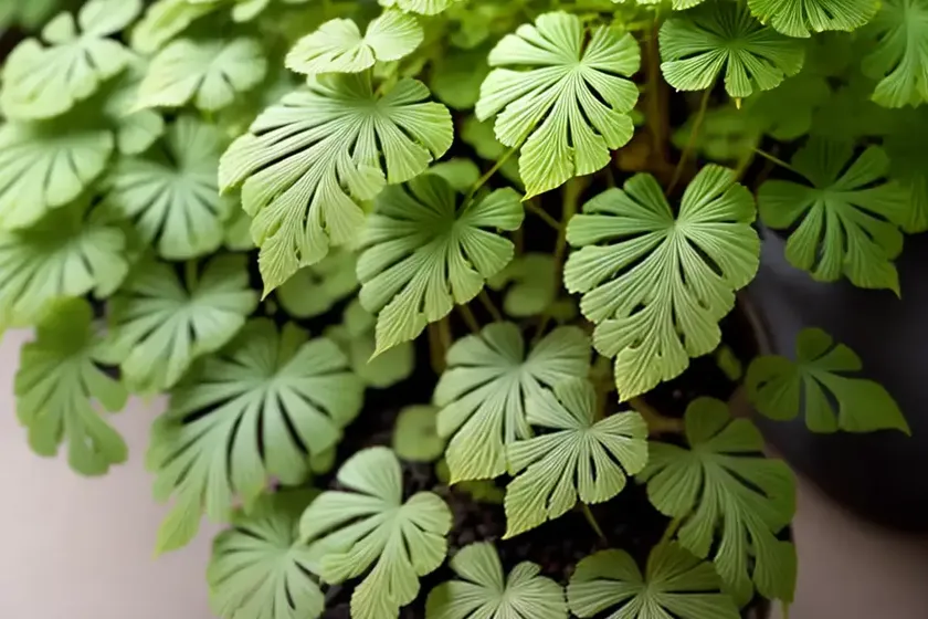 Rough maidenhair fern (adiantum hispidulum)