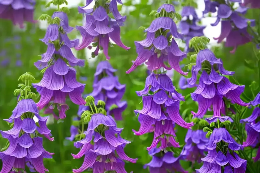 Rover bellflower (campanula rapunculoides) — photo 2