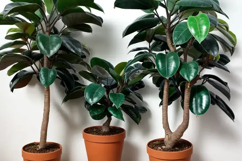 Rubber plant (ficus elastica) — photo 3