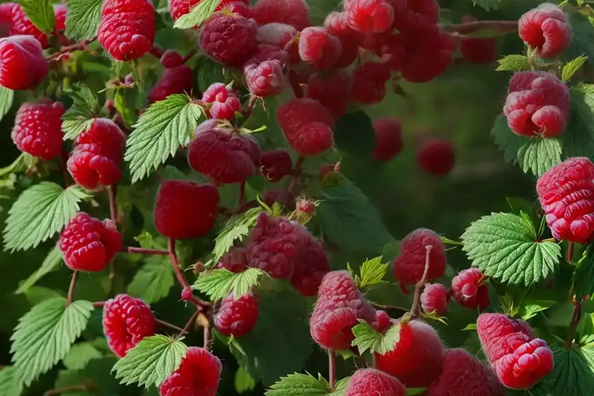 Rubus idaeus ‘heritage’ (everbearing raspberry) — photo 2