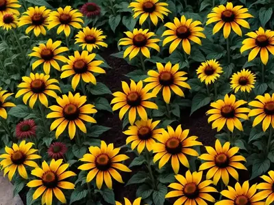 Rudbeckia/Echinacea Hybrid (X Echibeckia SUMMERINA BUTTERSCOTCH BISCUIT)