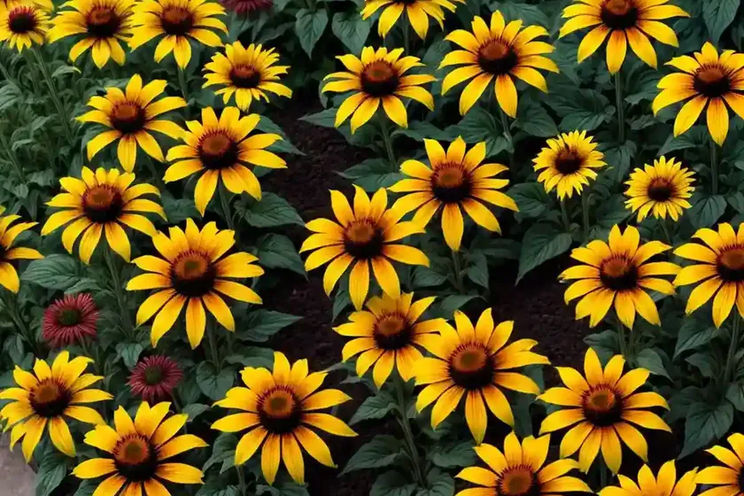 Rudbeckia/echinacea hybrid (x echibeckia summerina butterscotch biscuit)