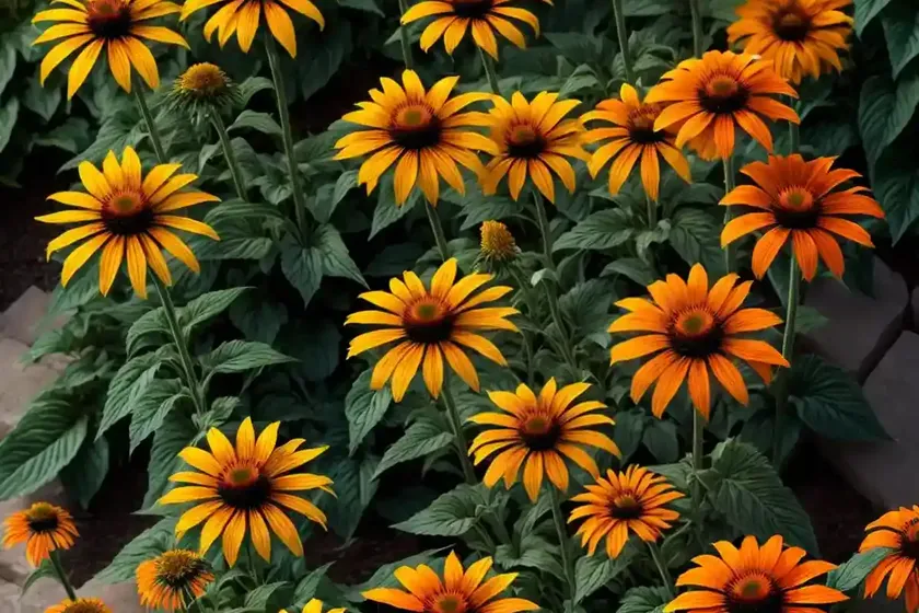 Rudbeckia/Echinacea Hybrid (X Echibeckia SUMMERINA ORANGE) — photo 3