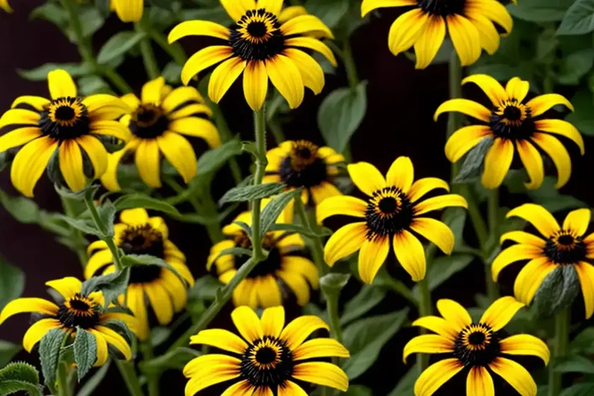 Rudbeckia hirta ‘irish eyes’ (black-eyed susan) — photo 2