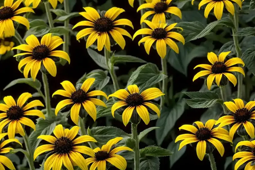Rudbeckia hirta ‘irish eyes’ (black-eyed susan) — photo 3