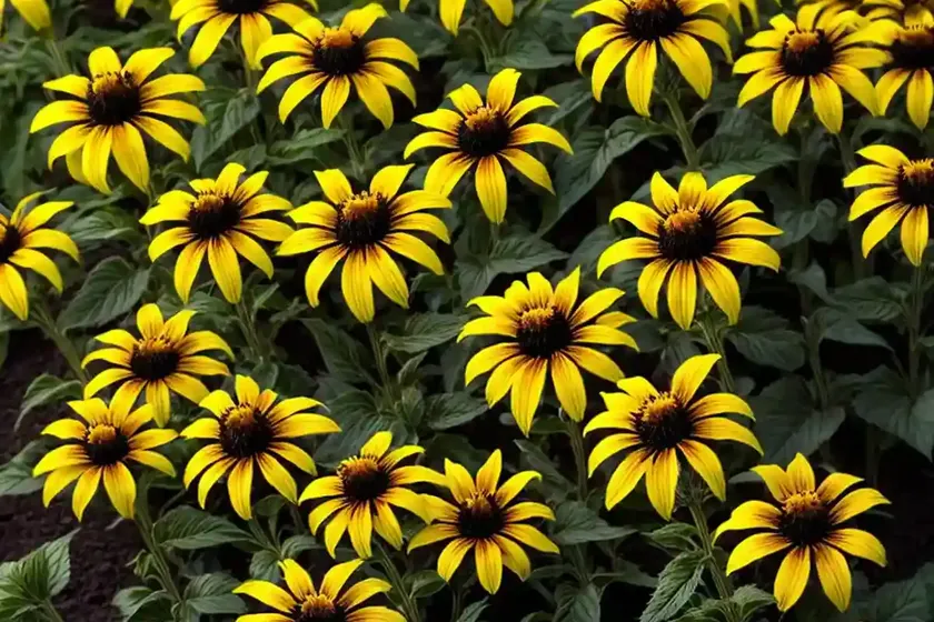 Rudbeckia hirta ‘prairie sun’ (black-eyed susan) — photo 3