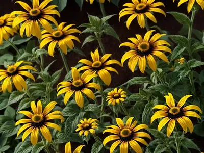 Rudbeckia Laciniata ‘Herbstsonne’ (‘Autumn Sun’)
