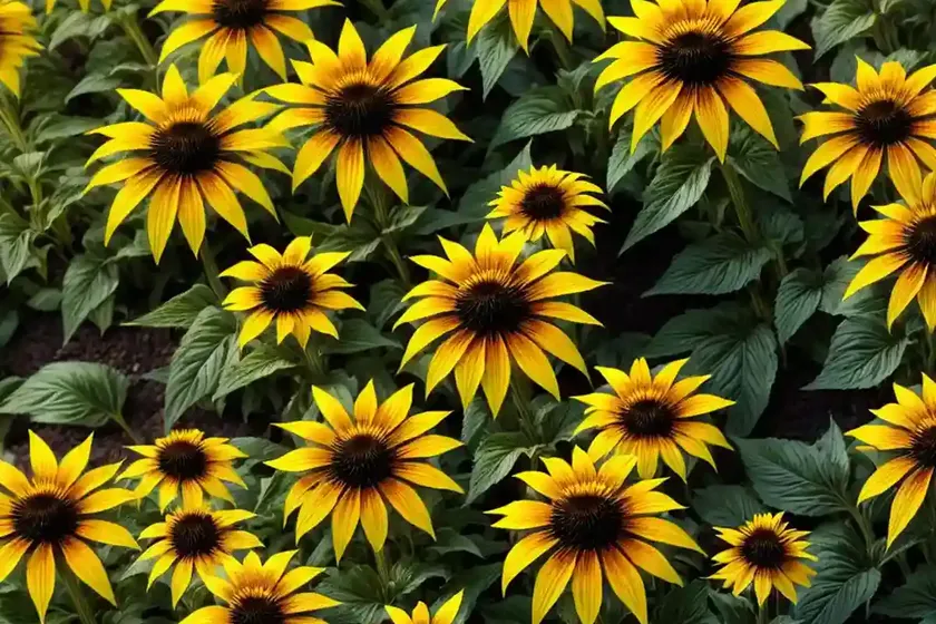 Rudbeckia laciniata ‘hortensia’ (cutleaf coneflower) — photo 3