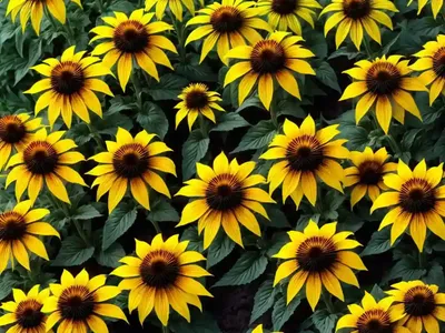 Rudbeckia Laciniata ‘Hortensia’ (Cutleaf Coneflower)