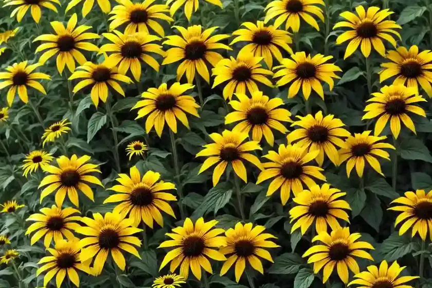 Rudbeckia subtomentosa ‘henry eilers’ (sweet coneflower)